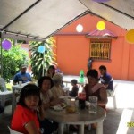 12 The first of many sittings to eat