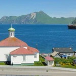 Cathedral-and-Iluliuk Bay from-Haystack-Hill Dutch Harbor