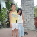 Nicole and Arnie - Arnie is one year older!