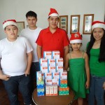 Santa's Elves bringing Medicine