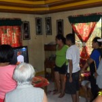 Standing for the Philippine and American National Anthem