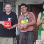 We brought a little bit of water