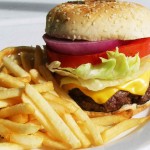 Cheeseburger and French Fries Mmm good