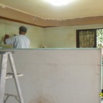 Watching the paint go on