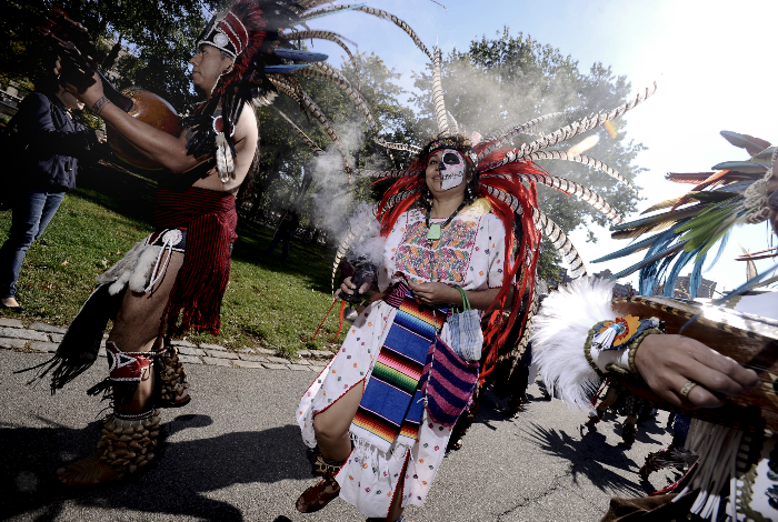 Costumes at the Grave Yard in Puerto Rico