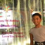 Why only yesterday she was ten.