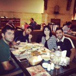 Dalal with boys in Jordan