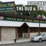 Facebook chatting with friends from Dorchester (Boston)