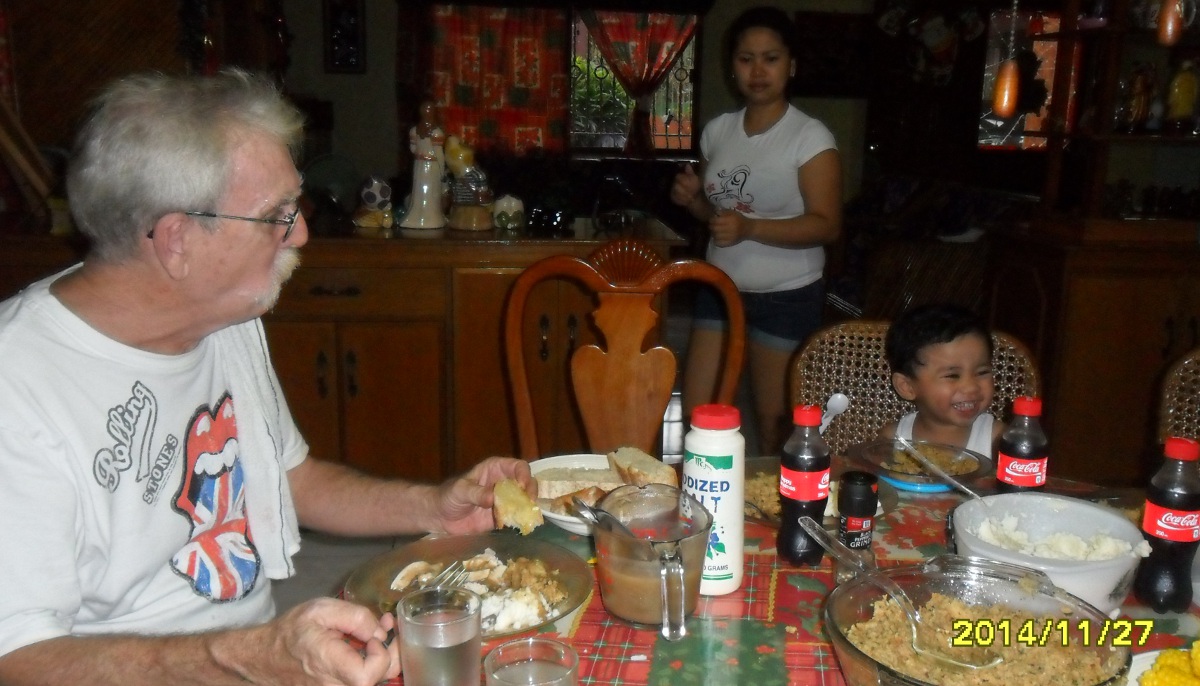 Lil' Dude likes Turkey