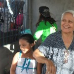 Nani is always happy around her family