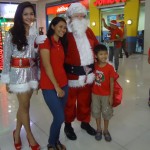 Jollibee in the background