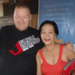 Bob with our friend Rue