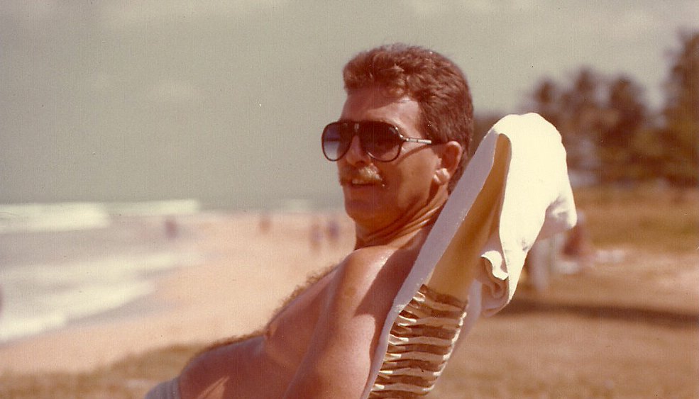 Luquillo Beach Puerto Rico 1986 first month of retirement