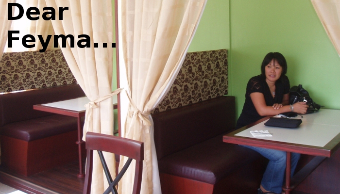 Dear Feyma...
