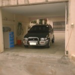 Transmission exchanged in the carport