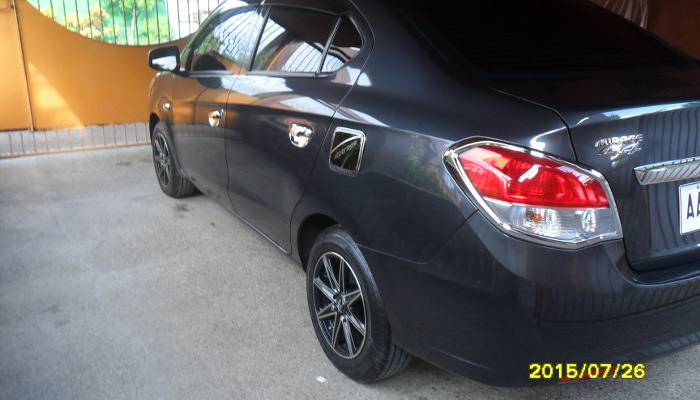 Mayang’s 2014 Mitsubishi Attrage Mirage G-4 ready to go to town.