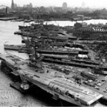 Wasp at Boston Naval Shipyard, 1960's
