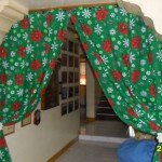 Christmas Drapes and seat covers will come out of stowage