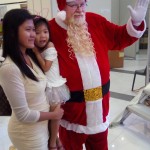 Last minute picture with Santa