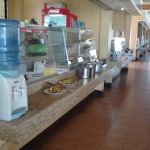 A clean area where anybody would be happy to eat