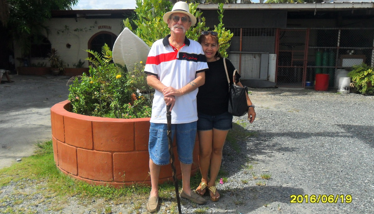 My walkin' stickis cool my first bithday with it