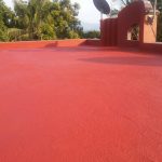 My bedroom roof after