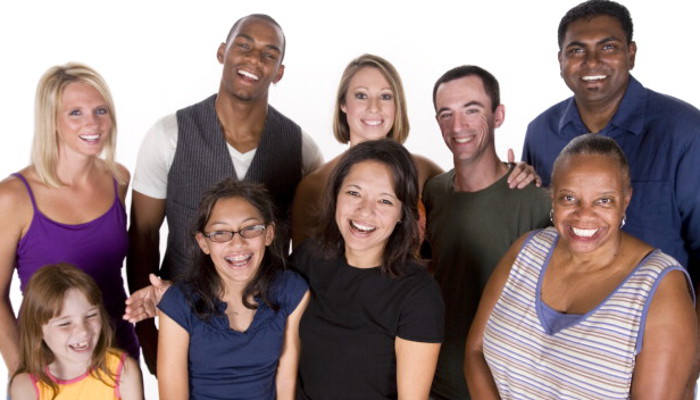 People of different races