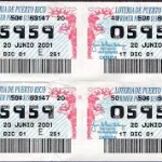 Lottery tickets, sheets of 100