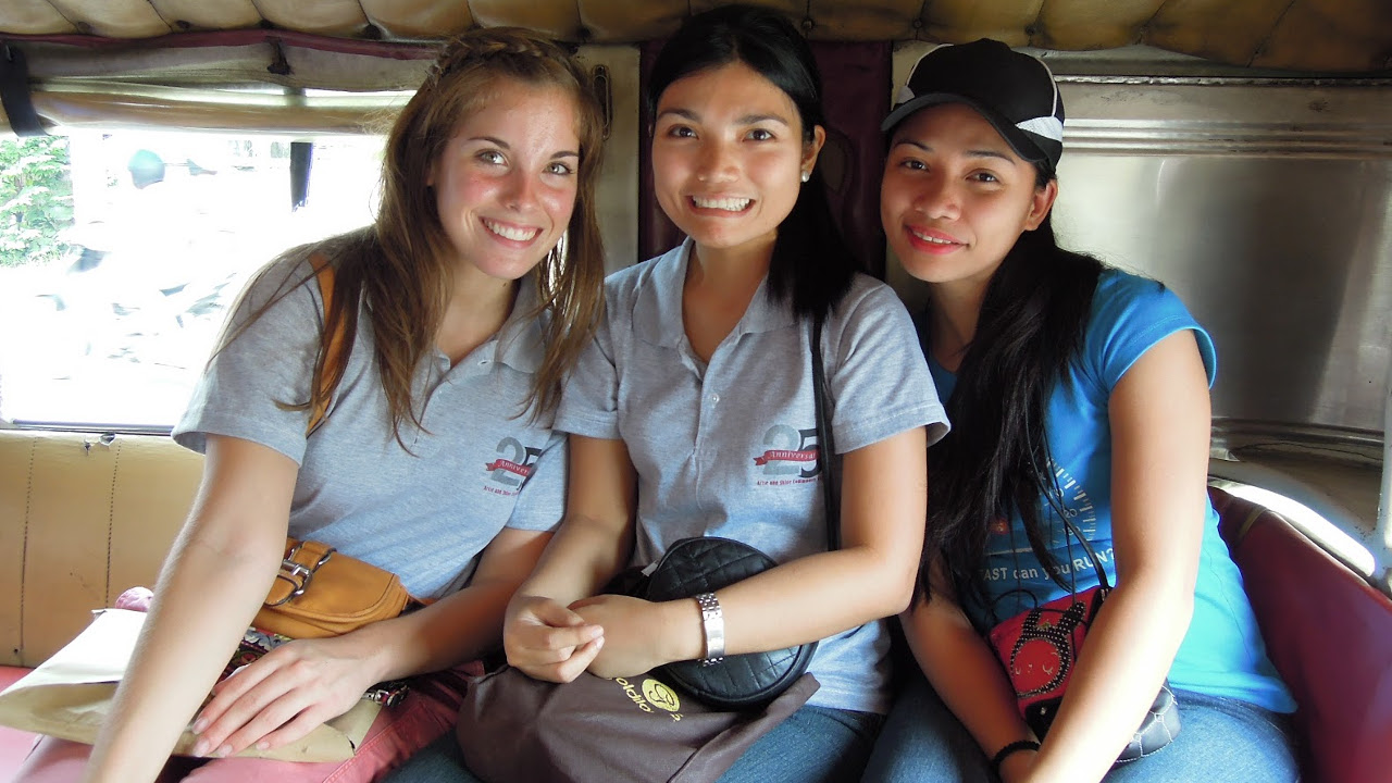 Girls on a Jeepney