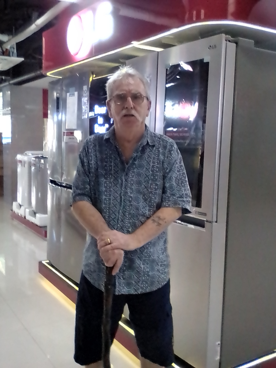 Shopping at Savers Mart